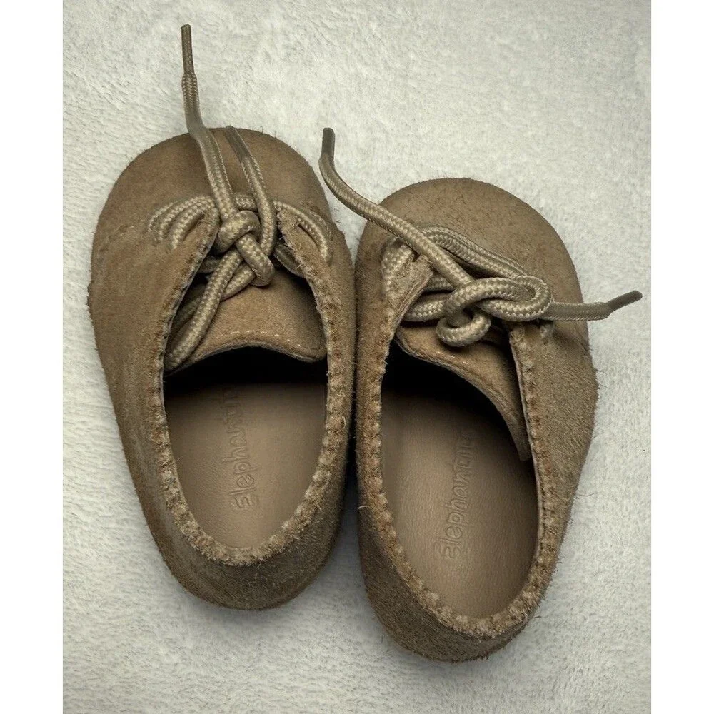 Elephantito Suede Baby Shoes Size 4US
